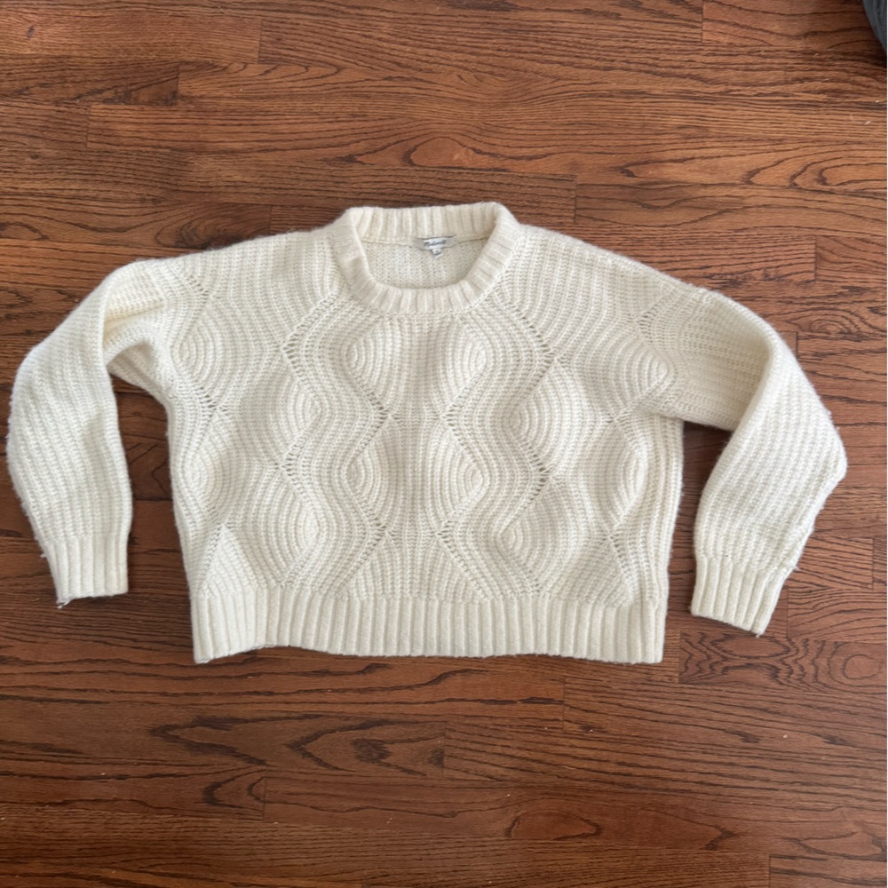 Madewell Cable Knit Sweater